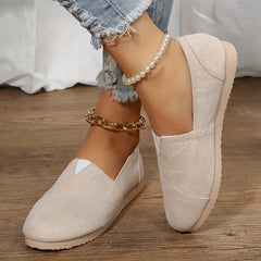 Women's Comfy Flat Shoes Casual Slip On Non Slip Walking Flats