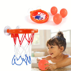 Bath Toys Bathtub Basketball Hoop For Toddlers with 3 Soft Balls Set