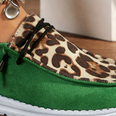 Leopard Pattern Skateboard Shoes for Women
