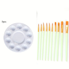 15pcs Watercolor Gouache Acrylic Painting Brush Set Art Nylon DIY Tools