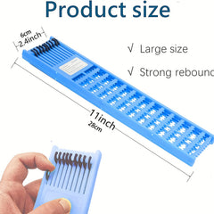 Organized Fishing Snelled Hook Holder Storage Tray for Jigs and Hooks