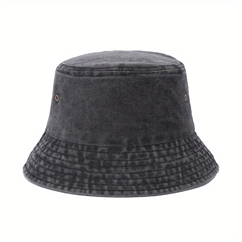 Solid Washed Bucket Hat