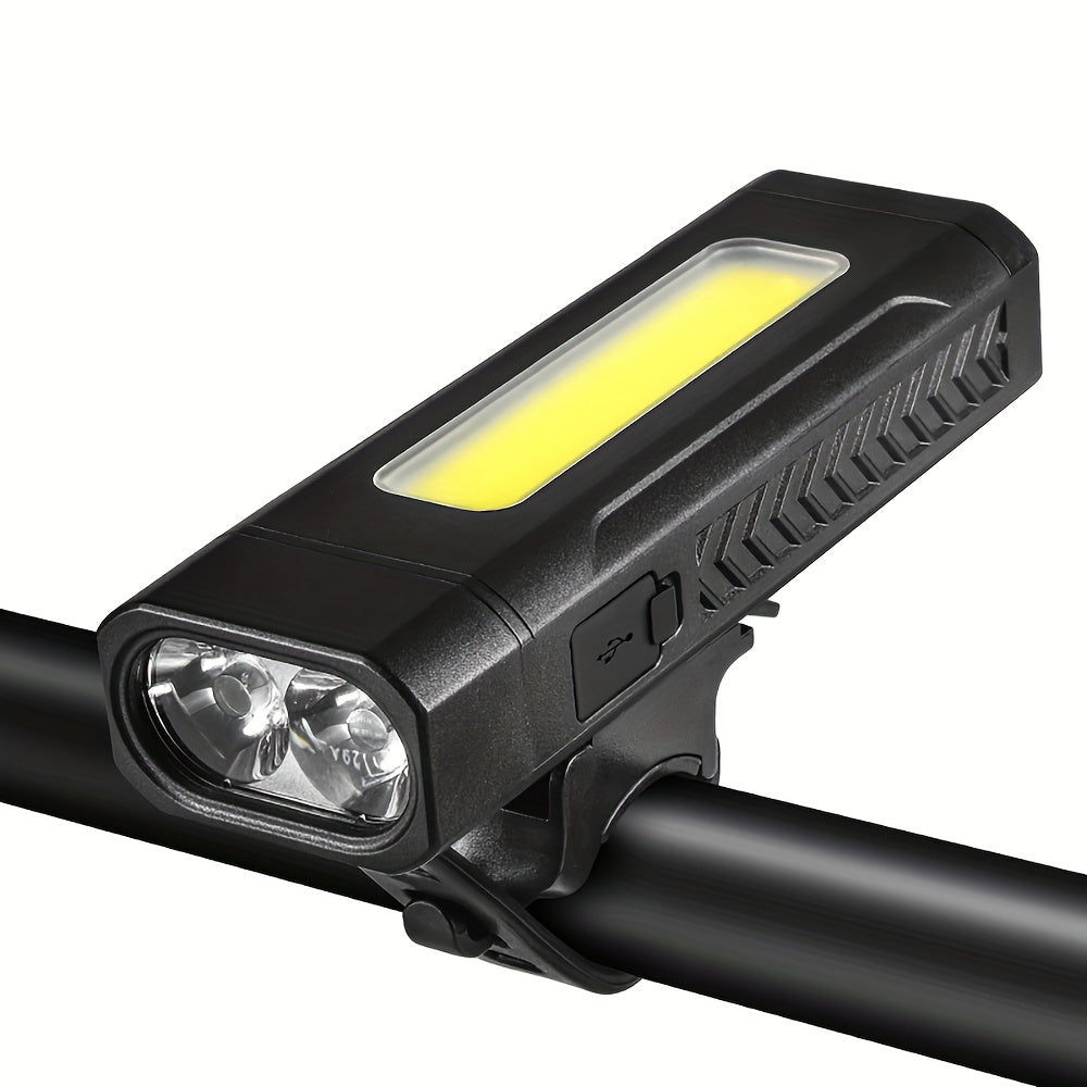 Rechargeable Front Bike Light COB 4 Modes