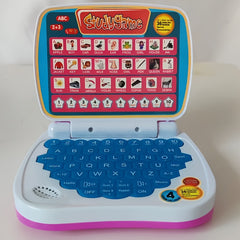 Colorful Mini Kids' Laptop Toy with Music, Letters, Numbers Educational Game
