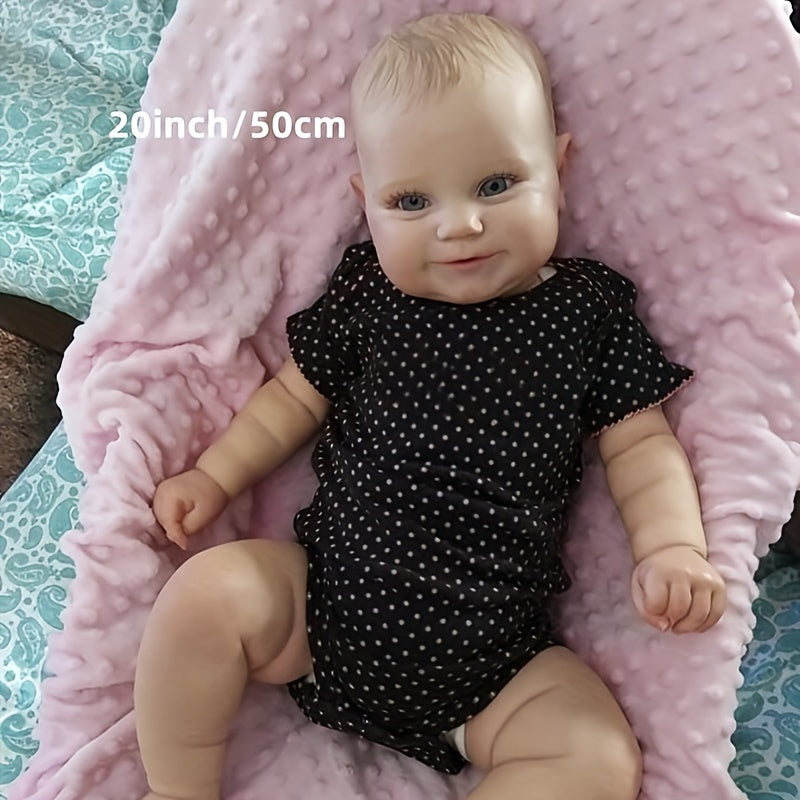 20inch Reborn Baby Dolls Silicone Full Body Newborn Toddler Doll