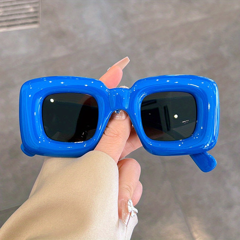Square Inflated Lip Sunglasses UV400