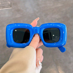 Square Inflated Lip Sunglasses UV400