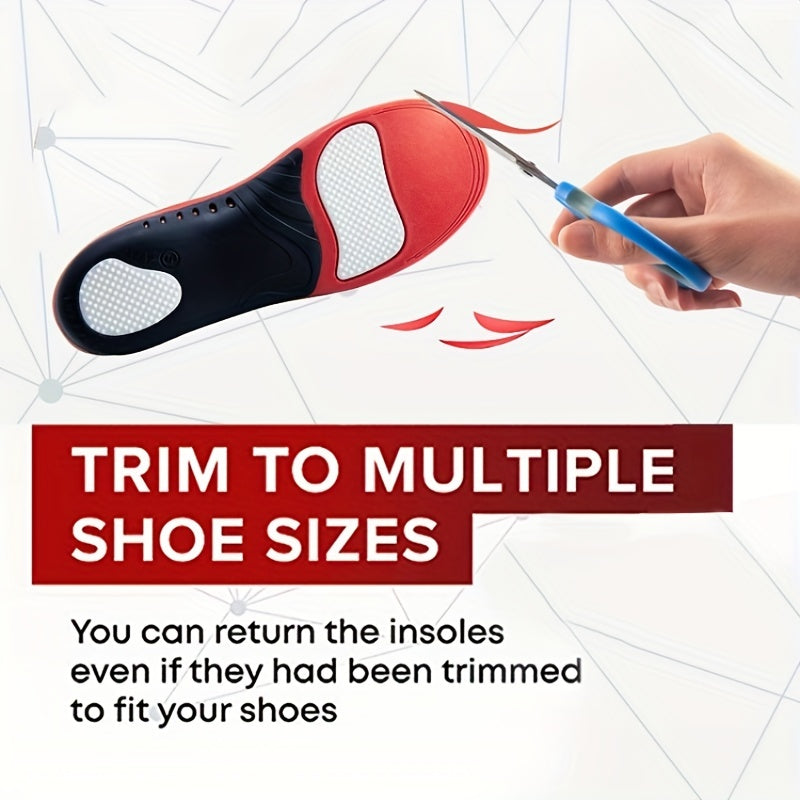 Orthopedic Insole PU Gel Shock Absorption Deodorization Breathable Sole Pad