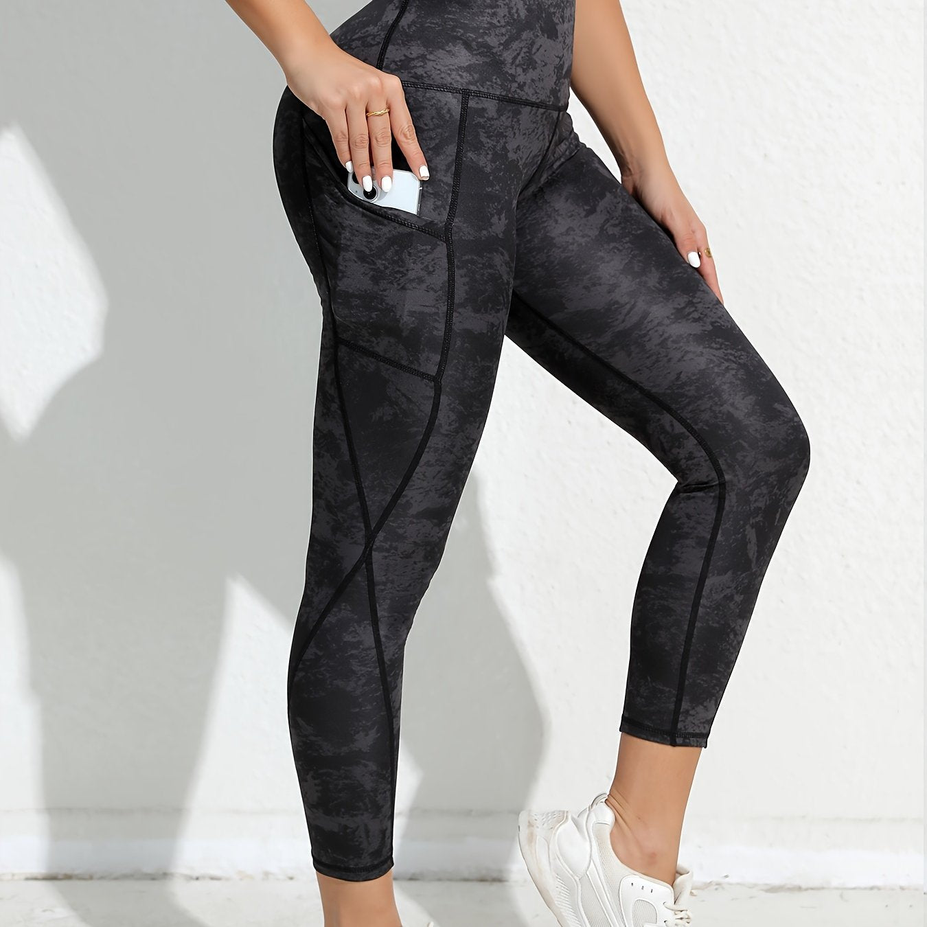 Women's Yoga Leggings With Pockets High Waist Compression Gym Pants