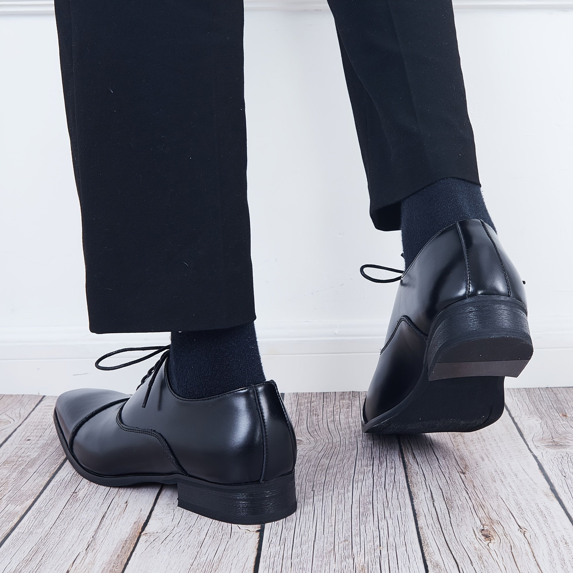 Men's British Style Oxford Shoes Wear resistant Non Slip Dress Shoes