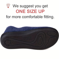 Plush Lined Slip-On Low Top Women's Shoes - Warm & Cozy