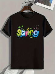 SPRING Print Men's Graphic T-shirt for Summer