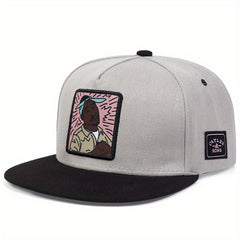 Men's Portrait Print Baseball Cap For Outdoor Sport