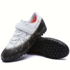 Boys Turf Football Boots with Hook And Loop Fastener