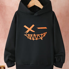Boy's Graphic Hoodie for Fall Winter Outdoor