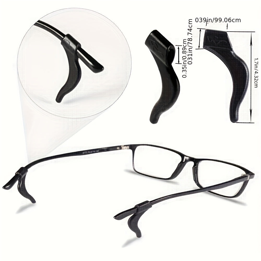 Eyeglass Guards Retainers Silicone Anti Slip Holder Ear Hook Protector