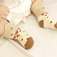 6 Pairs Baby Animal Pattern Non-Slip Socks for Kids