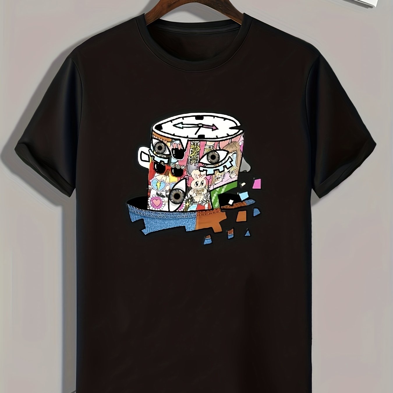 Creative Pattern Men's Graphic T shirt Casual Comfy Tees For Summer
