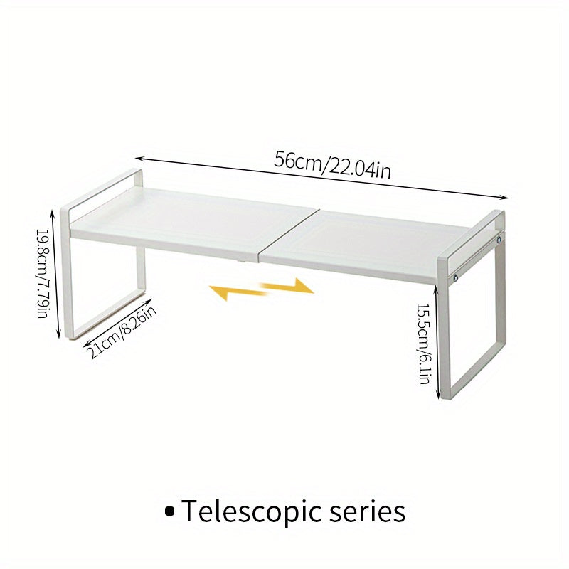 Retractable Storage Shelf Inner Partition Layer Shelf Cabinet