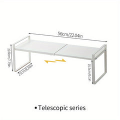 Retractable Storage Shelf Inner Partition Layer Shelf Cabinet