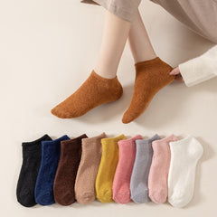 10 Pairs Winter Warm Fluffy Slipper Socks Soft Fuzzy Non Slip Plush Sock