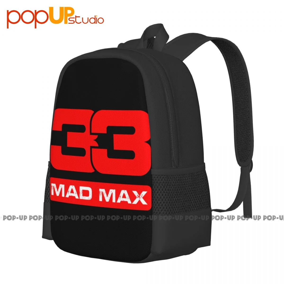 Mad Maxs Verstappen Backpack Large Capacity Art Print Sports Style Bags