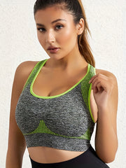RacerBack Push Up Sports Bra High Impact Fitness Tank