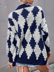 Casual Cardigan Women's Plus Button Up Long Sleeve Knit Coat