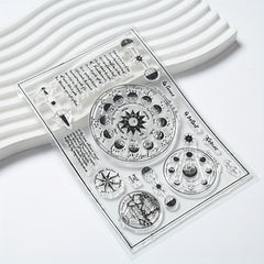 Cartoon Transparent Scrapbooking Stamp for Students Card Making