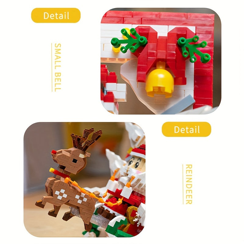 Santa Miku 3D Print Blocks Holiday Decor Birthday Gift