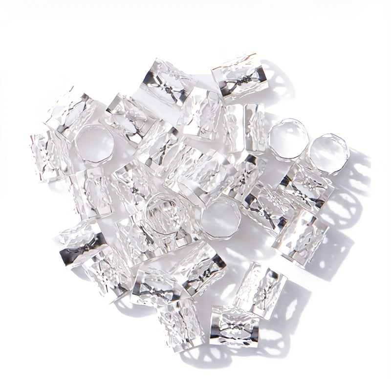Braid Hair Ring Hair Buckle Hollow Hair Extension Ring for Girls Kids