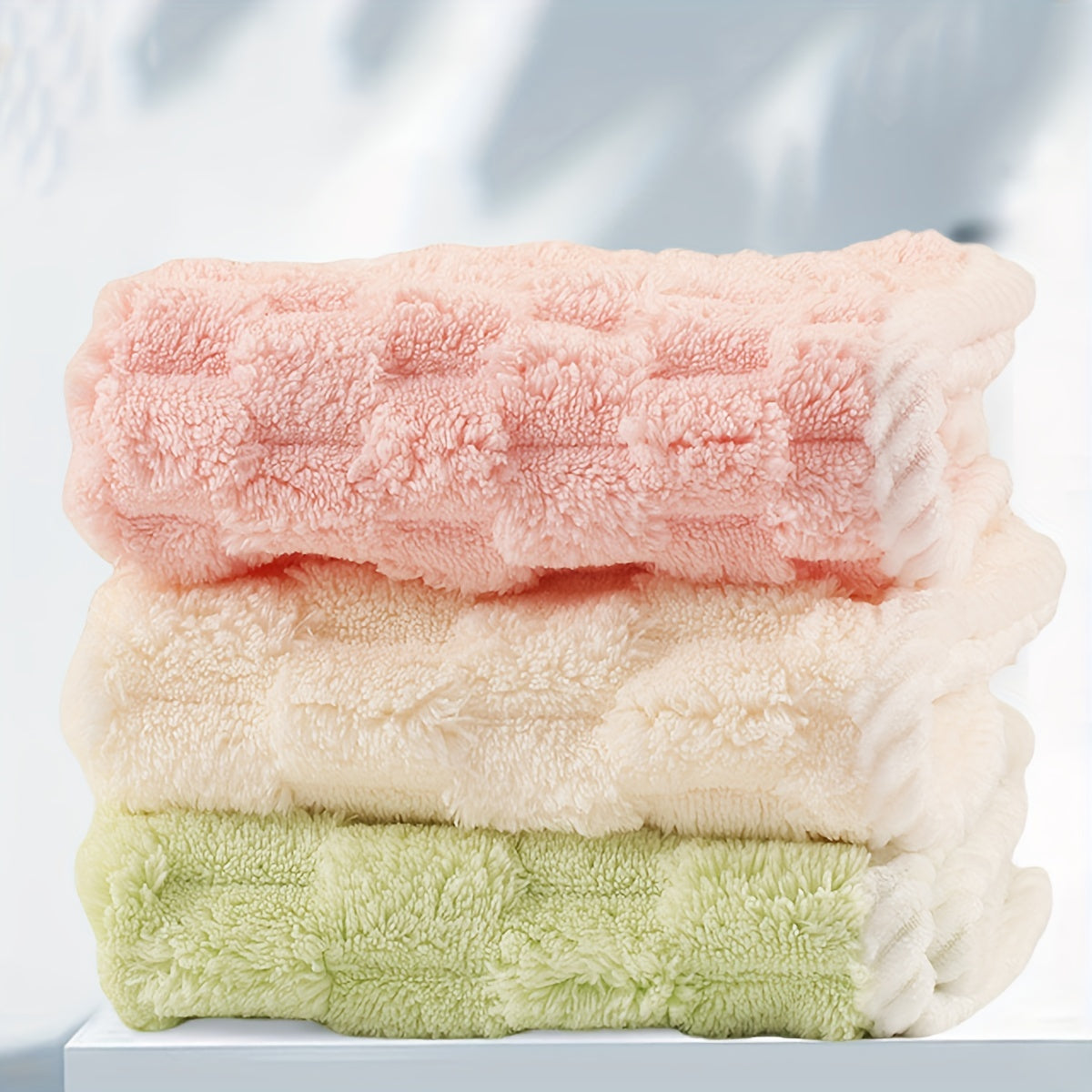 Coral Fleece Hand Towel Soft Absorbent Face Towel