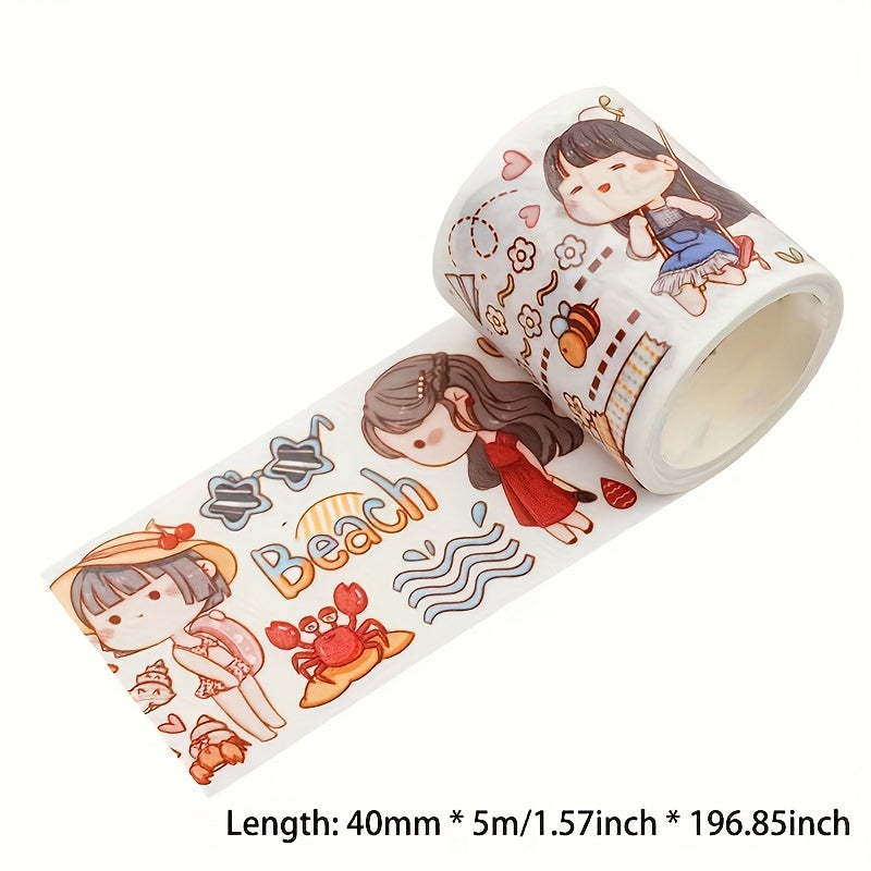 Sweet Potato Milk Cover Bear Series Adhesive Tape