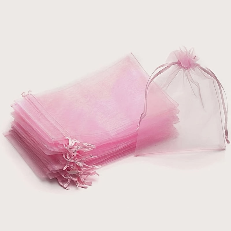 20pcs Drawstring Organza Bag Favor Candy Bag Wedding Party Supplies