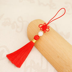 10pcs Chinese Knot Tassel Pendant Bookmark U Plate Ear Sachet Random