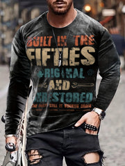 BUILT IN THE FIFTIES Men's Vintage Novelty T-shirt