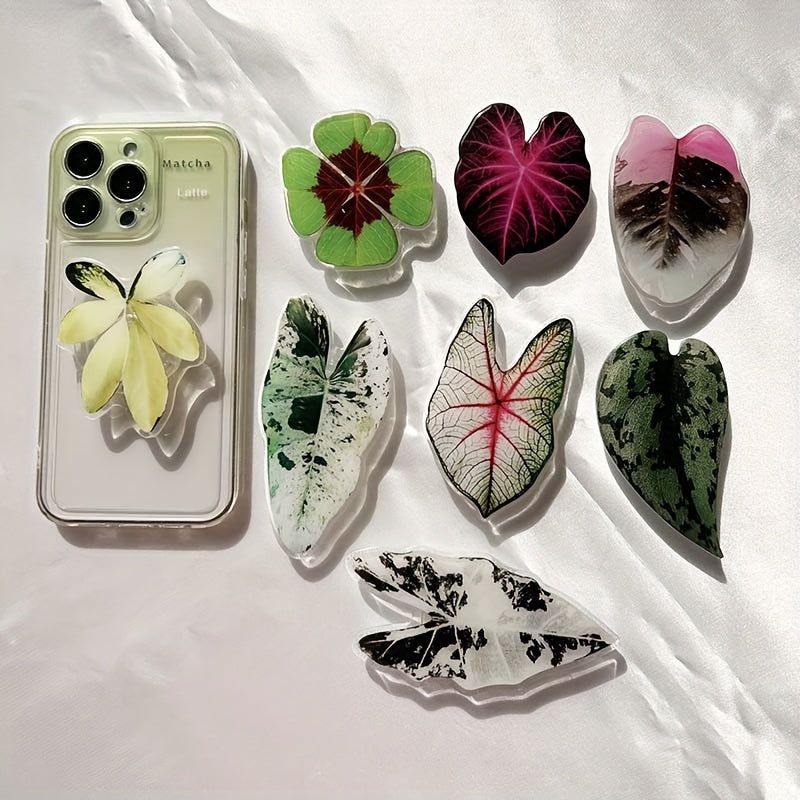 Acrylic Leaf Folding Mobile Phone Bracket Grip
