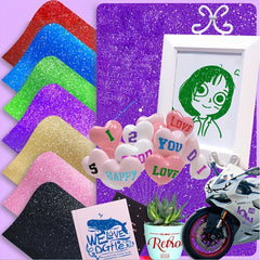 Shinning Glitter Self Adhesive Vinyl DIY Sticker Film