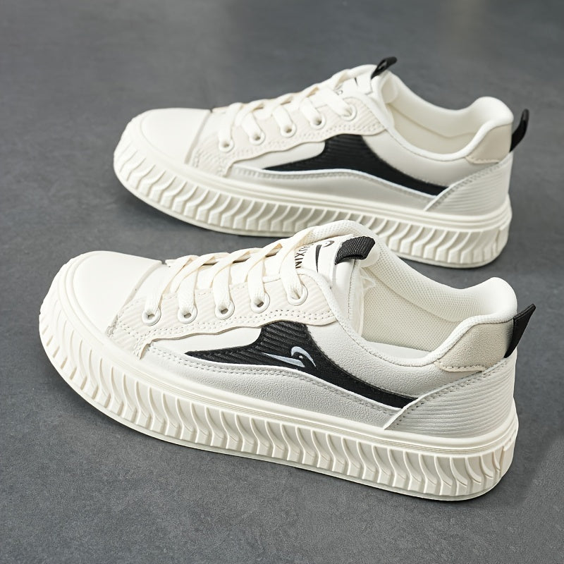 Skate Shoes Platform Lace up Walking Shoes Comfort Casual Sneakers
