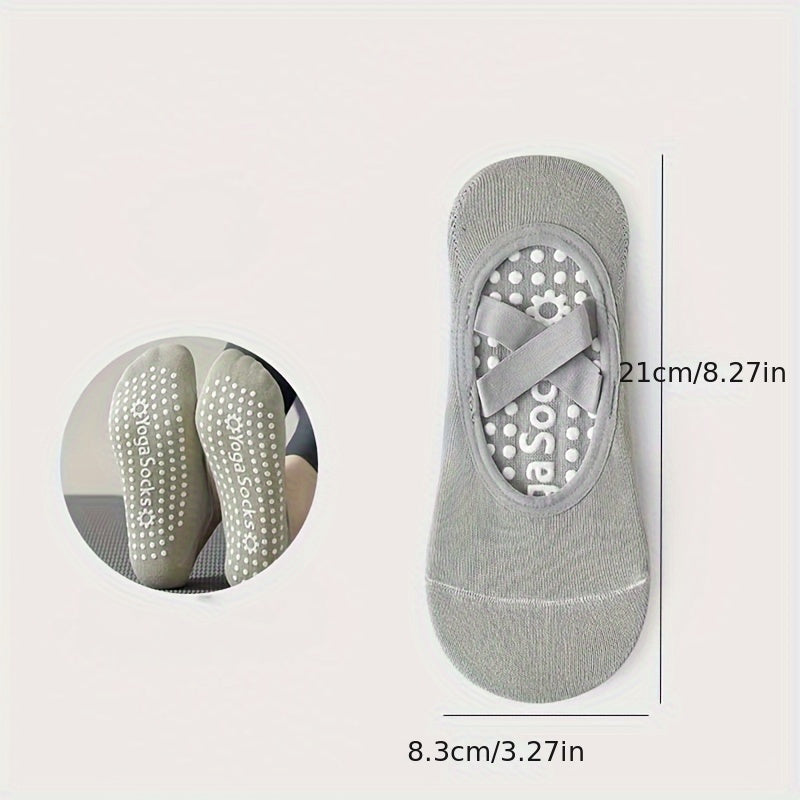 Professional Yoga Socks Women's Boat Socks Fitness Pilates Non-slip