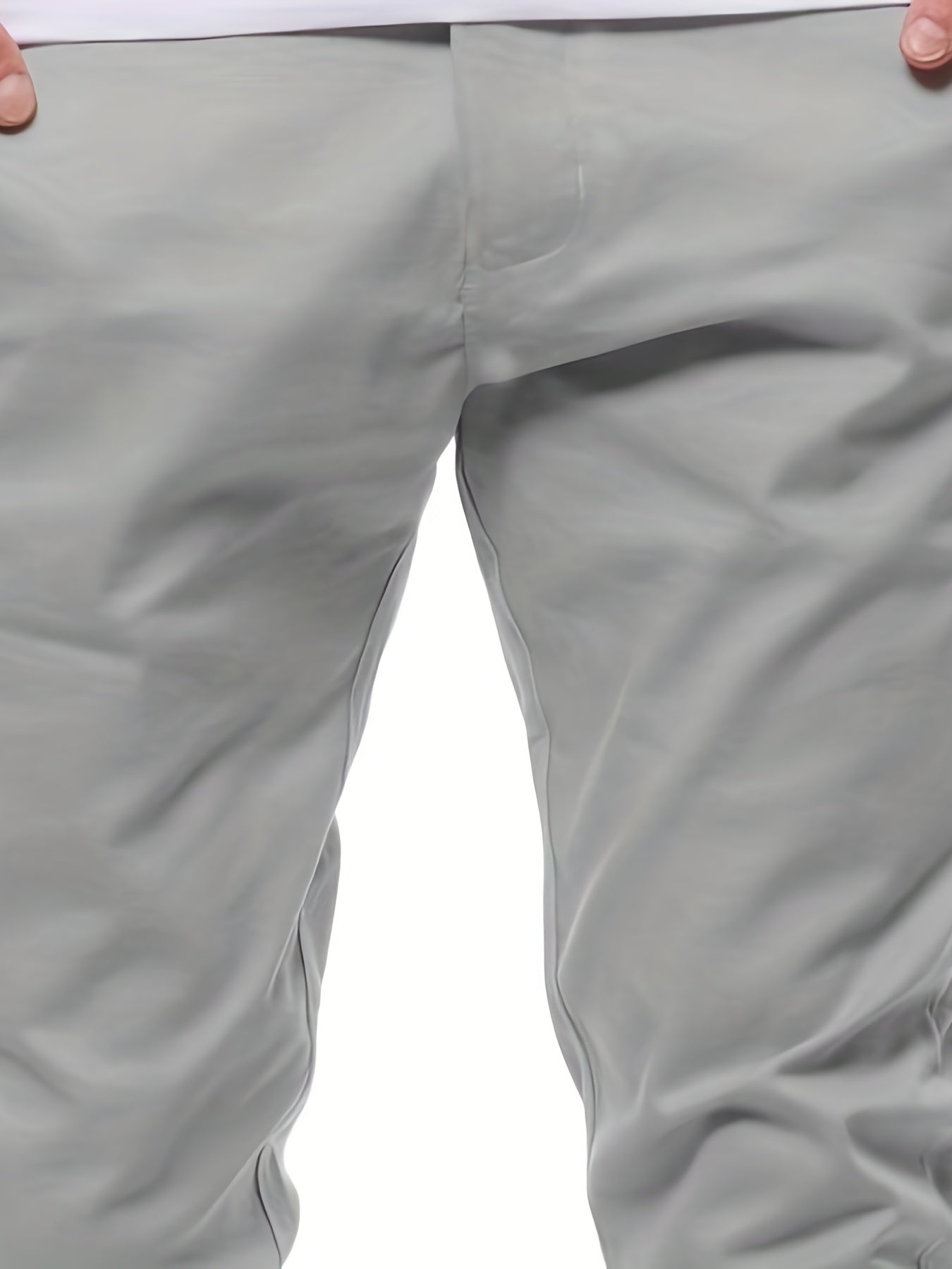 Men's Classic Regular Fit Casual Trousers Solid Pants