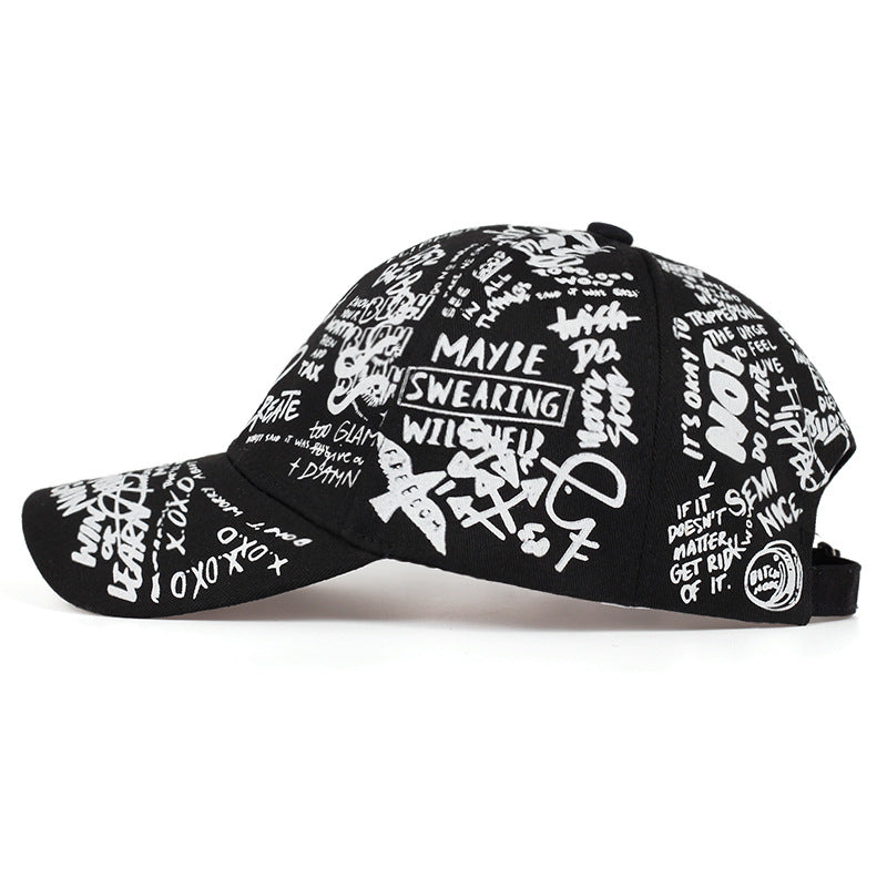 Men's Graffiti Woven Baseball Cap