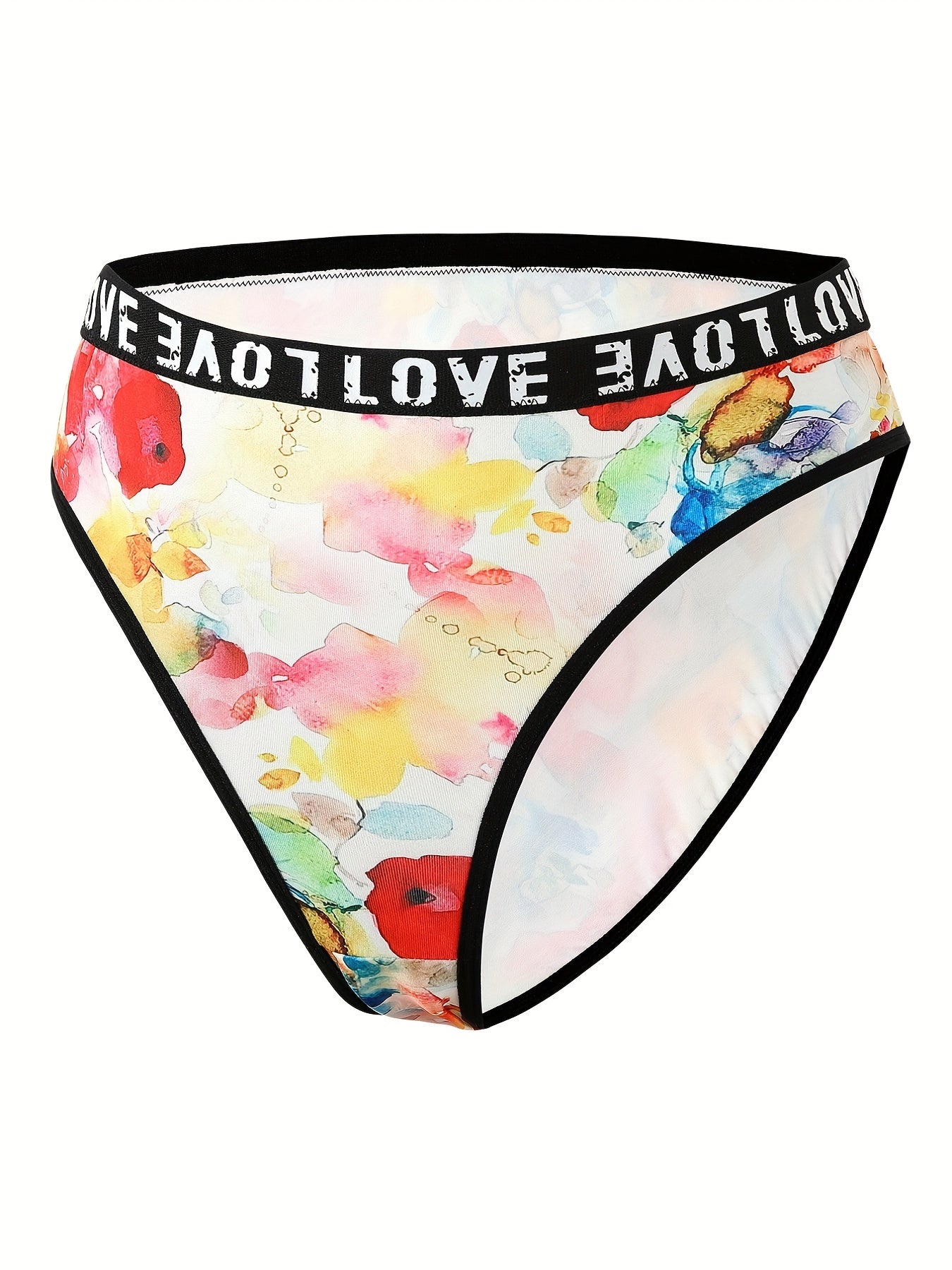 Tie Dye Floral Bralette & Panty Set