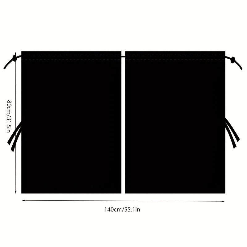 Car Partition Curtain Sun Screen Front Rear Shading Portable RV Curtain