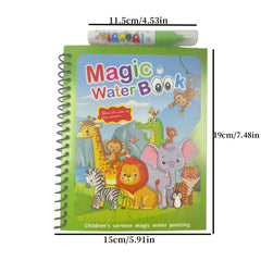 2pcs Reusable Kids' Watercolor Books Colorful Educational Toy