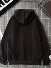 Butterfly Print Long Sleeve Hoodie Sweatshirt Zip Up Hoodies