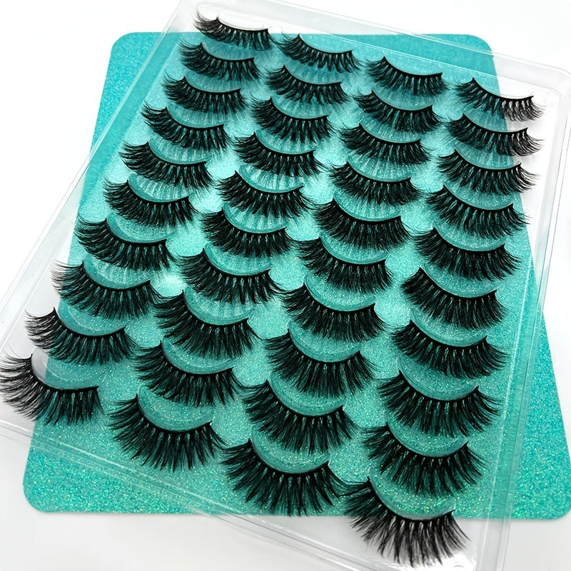 Fluffy 3D Curl Extension Eyelashes Long Dramatic and Cruelty-Free