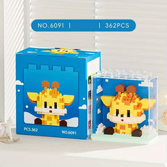 Zoo Building Blocks Box Series Holiday Gift Desktop Ornament