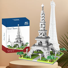 Eiffel Tower Model Building Blocks Toy - Decorative And Educational Gift