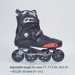 Adjustable Roller Skates for Kids and Adults - Stylish Letter Print